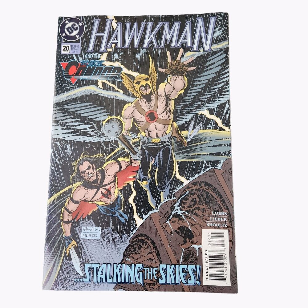 DC Comics Hawkman #20 Stalking The Skies 1995 Comic Book Bagged Boarded